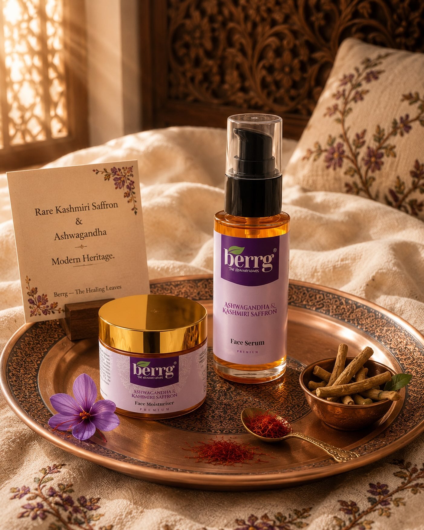 Berrg premium skincare ritual